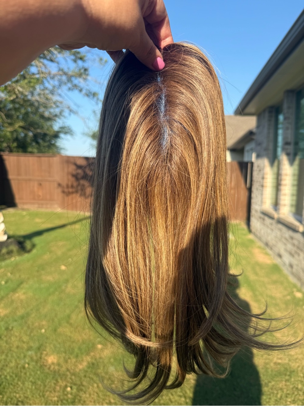 Top Secret Blonde and Brown Hair topper - Picture 10 of 15